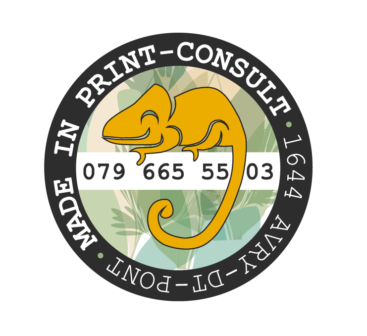 logo rond noir